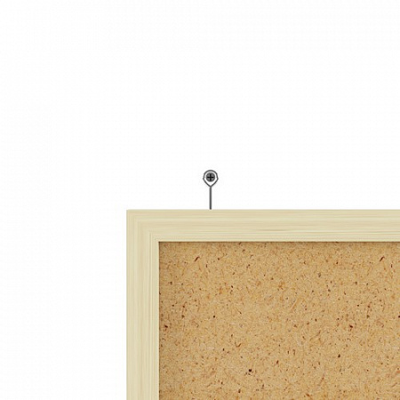Доска пробковая в деревянной раме 45x60 см