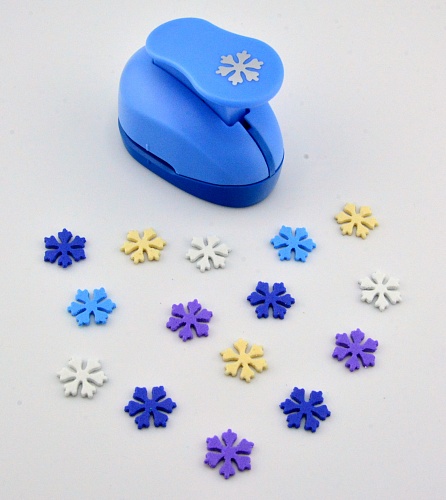 Фигурный дырокол 1.6 см Снежинка