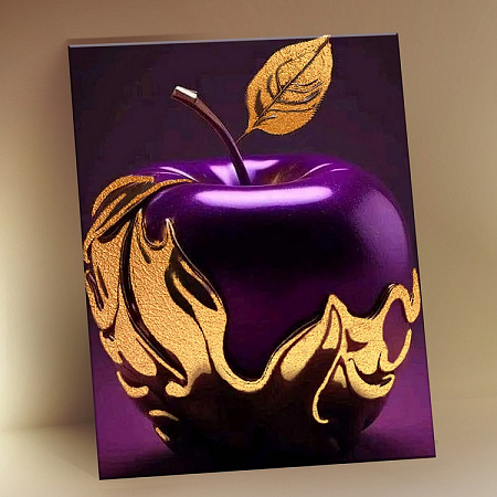 Картина по номерам Фиолетовое яблоко
