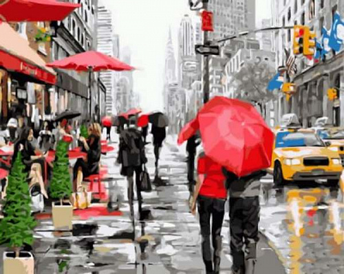 Дождь в Нью-Йорке