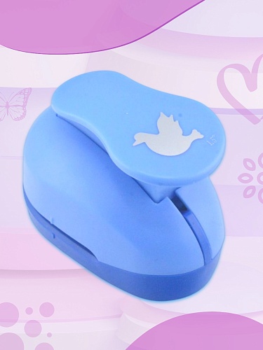 Фигурный дырокол 3,7 см Птичка-Голубь