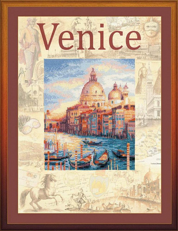 Вышивка крестом Города мира. Венеция