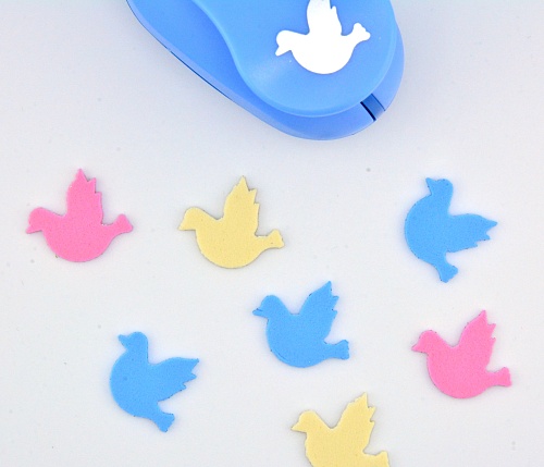 Фигурный дырокол 2.5 см Птичка- Голубь