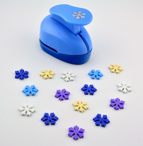 Фигурный дырокол 1.6 см Снежинка