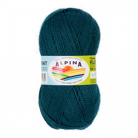  Пряжа ALPINA "KLEMENT" 4 шт. х 50 г 300 м в упак. цвет №37 сине-зеленый