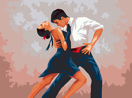 Картина по номерам Танец любви