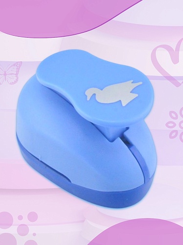 Фигурный дырокол 2.5 см Птичка- Утка