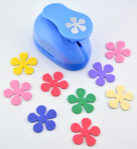 Фигурный дырокол 3,7 см Пятилистник