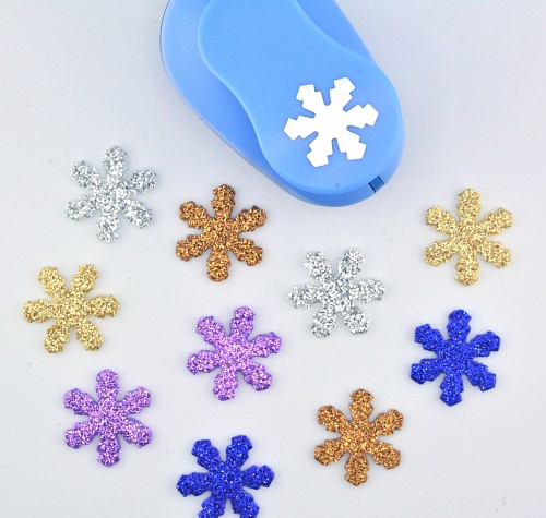 Фигурный дырокол 2,5 см Снежинка-2