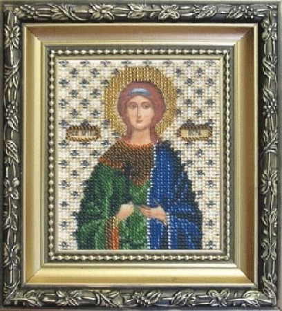 Вышивка бисером икона Святой мученицы Веры