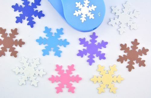 Фигурный дырокол 5,0 см Снежинка