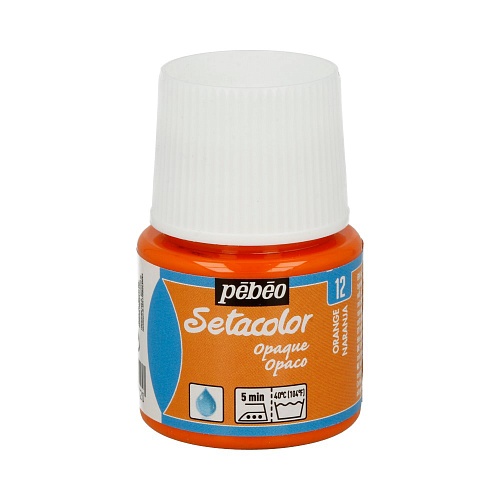 Краска для темных и светлых тканей Setacolor 45 мл цв. оранжевый