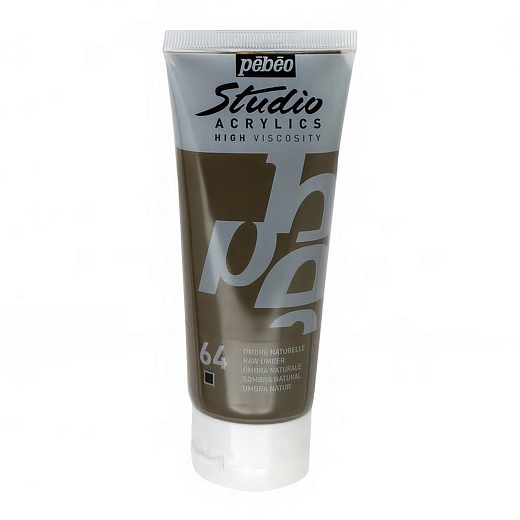 Краска акриловая PEBEO Studio Acrylics 100 мл, цв. умбра натуральная