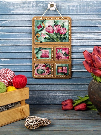 Набор для вышивания Весенний коллаж