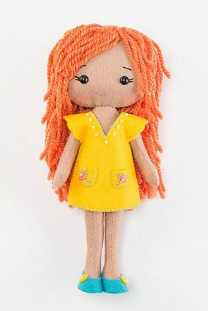 Набор для шитья куклы Набор для изготовления игрушки Куколка Агнесс 