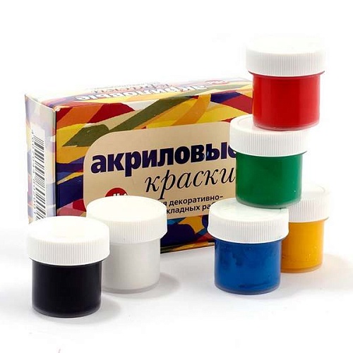 Набор акрила дизайн 6 цв 22 мл