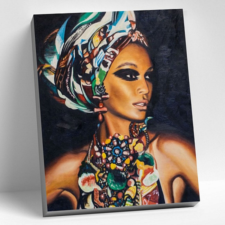 Картина по номерам на холсте Африканская мода