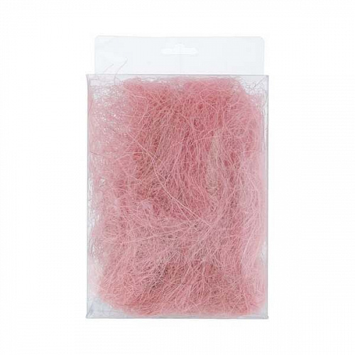 Сизалевое волокно 20 г цв.розовый