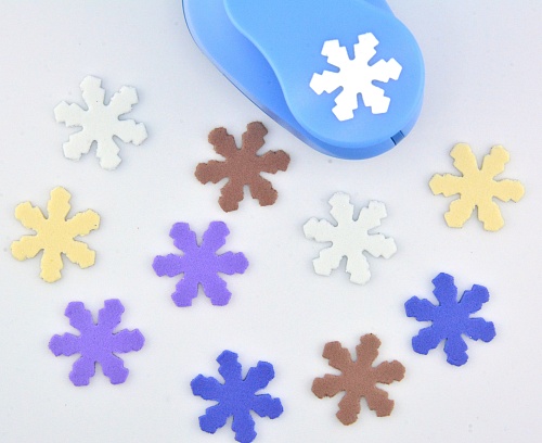 Фигурный дырокол 2,5 см Снежинка-2