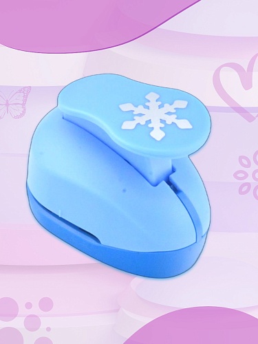 Фигурный дырокол 2,5 см Снежинка-4