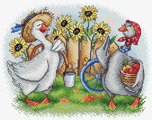 Два веселых гуся