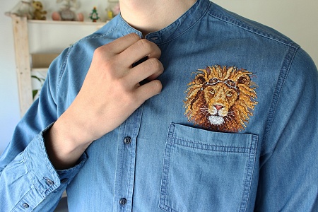 Вышивка крестом Царь бездорожья