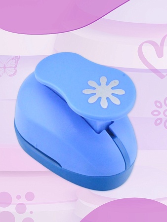 Фигурный дырокол 2,5 см Цветок-3