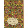 Записная книжка Arts and Crafts Notes по мотивам работ Уильяма Морриса, желто-алая