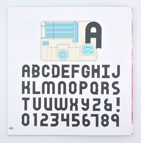 Фигурный дырокол Латинский алфавит + цифры