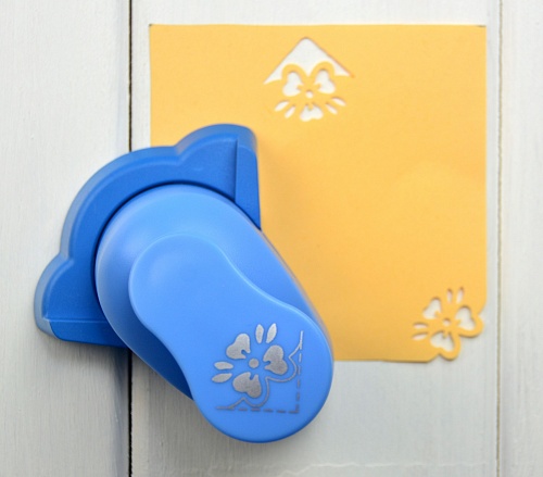 Угловой дырокол 2.5 см Цветок