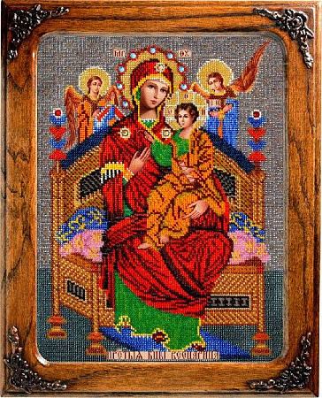 Вышивка бисером Икона Божией Матери «Всецарица»