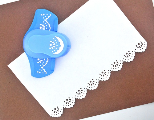 Дырокол для декора края 2.5 см Кружево-3