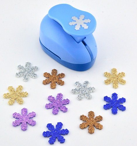 Фигурный дырокол 2,5 см Снежинка-2