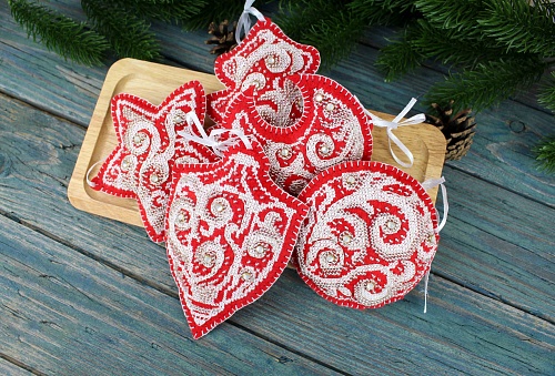 Морозные узоры. Фонарик