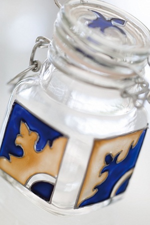 Краска для стекла и металла Vitrail лаковая прозрачная 250 мл, цв. сине-голубой