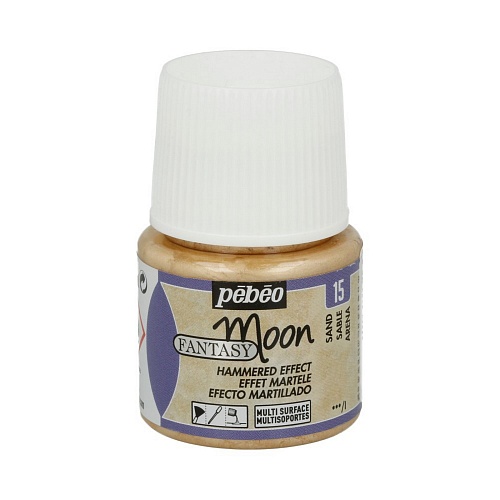 Краска по стеклу и керамике Fantasy Moon с фактурным эффектом 45 мл, цв. песочный