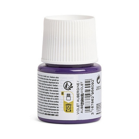 Краска по коже Setacolor 45 мл цв. Фиолетовый баклажан