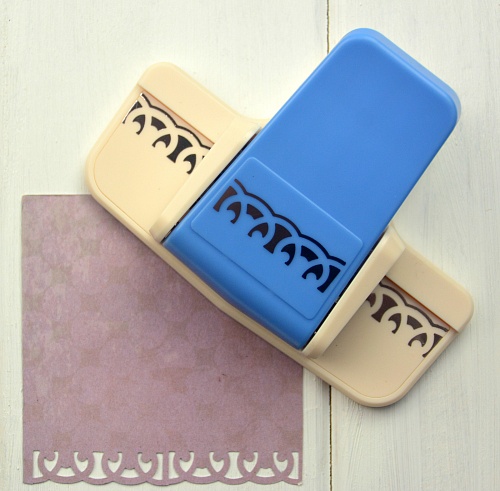 Дырокол для декора края 4 см Бублики