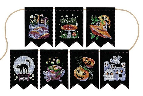 Гирлянда «Колдовские сюжеты» (7 флажков)