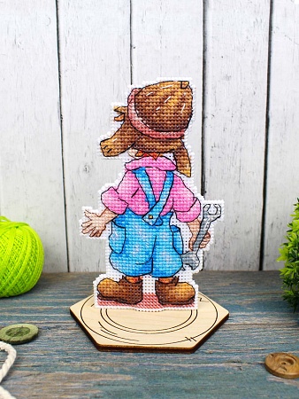 Набор для вышивания Шпунтик, с подставкой