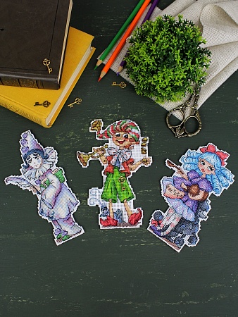 вышивка магнитов Пьеро