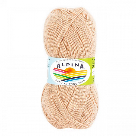 Пряжа ALPINA "KLEMENT" 4 шт. х 50 г 300 м в упак. цвет №24 персиковый