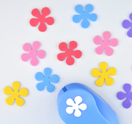 Фигурный дырокол 2,5 см Пятилистник