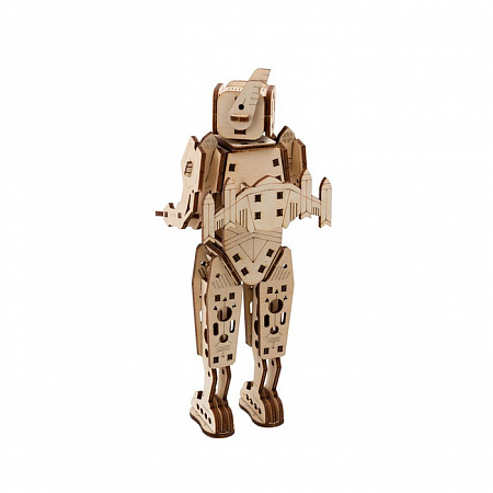 3D пазл из фанеры Пазл 3D серия Роботы Вега - R2