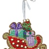 Ёлочная игрушка. Праздничные сани