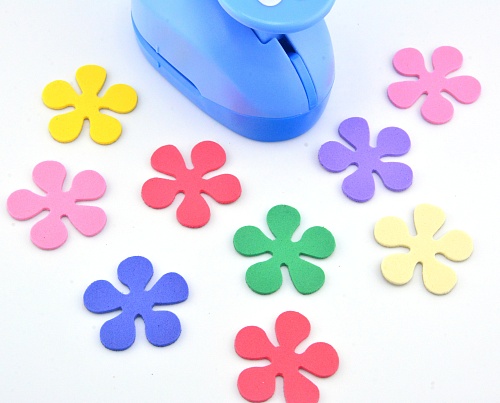 Фигурный дырокол 3,7 см Пятилистник