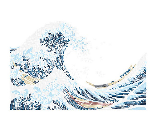Большая волна в Канагаве, Кацусика Хокусай