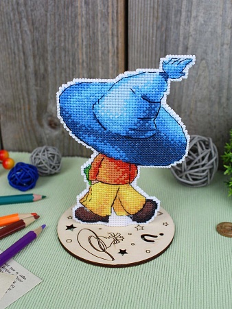 Набор для вышивания Незнайка, с подставкой