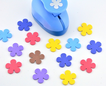 Фигурный дырокол 2,5 см Пятилистник-2