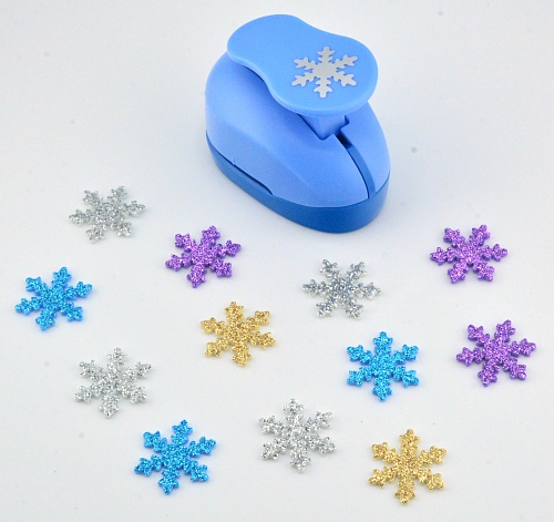 Фигурный дырокол 2,5 см Снежинка-1